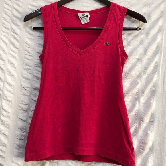 Lacoste Tops - SALE Lacoste V-Neck Tank Lacoste Tops - SALE Lacoste V-Neck Tank